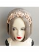 Fashion Fairy Retro Lady Pink Flower Bandage Sweet Cute Hair Band