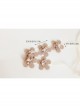 Fashion Fairy Retro Lady Pink Flower Bandage Sweet Cute Hair Band