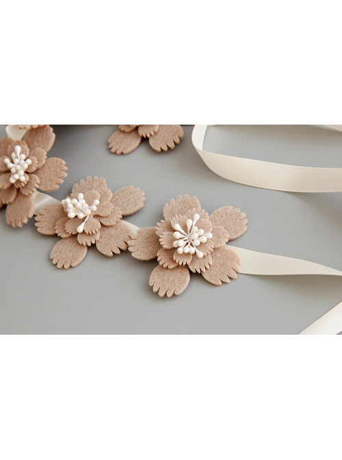 Fashion Fairy Retro Lady Pink Flower Bandage Sweet Cute Hair Band
