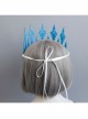 Fashion Casual Child Adult Prom Mermaid White Starfish Pearl Shell Blue Crown Seaside Tourism Hairband