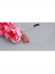 Fashion Personality Pink Flowers Sexy Party Show Veil Headband