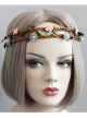 Leisure Holiday Holiday Cute Color Garland Rattan Fashion Adult Flower Hair Band
