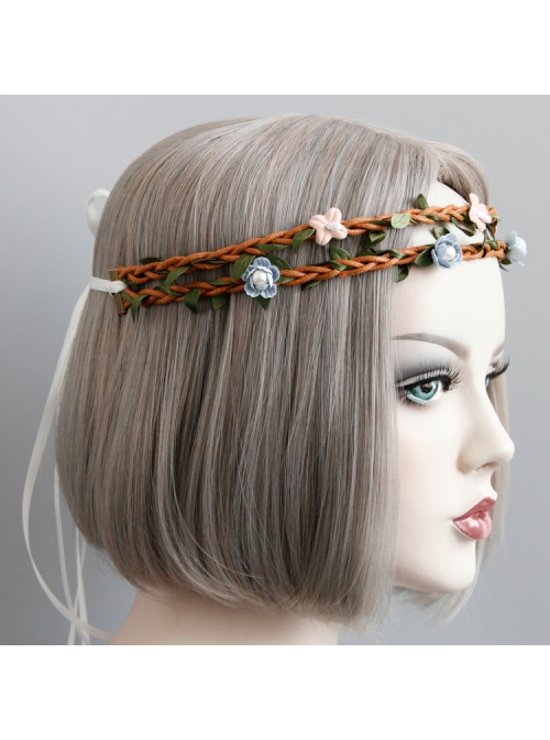 Leisure Holiday Holiday Cute Color Garland Rattan Fashion Adult Flower Hair Band