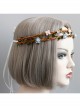 Leisure Holiday Holiday Cute Color Garland Rattan Fashion Adult Flower Hair Band