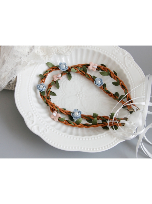 Leisure Holiday Holiday Cute Color Garland Rattan Fashion Adult Flower Hair Band