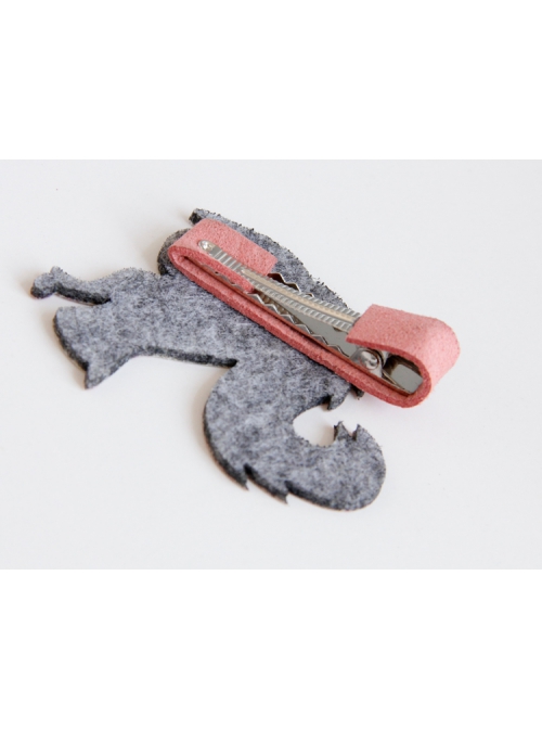 Cute Fashion Casual Simple Female Pink Squirrel Christmas Hairpin