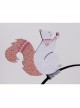 Cute Fashion Casual Christmas Pink Squirrel Stage Performance Thin Hair Band