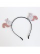 Cute Fashion Casual Christmas Pink Squirrel Stage Performance Thin Hair Band