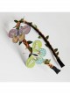 Fashion Leisure Holiday Fabric Color Butterfly Rattan Bride Wedding Dress Headband