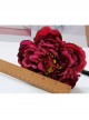 Fashion Leisure Christmas Exaggerated Red Flower Rattan New Year Holiday Travel Headband