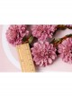 Fashion Travel Fabric Pink Flowers Creativity Handmade Christmas Wreath Rattan Hairband