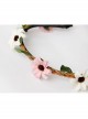Leisure Color Small Chrysanthemum Rattan Seaside Beach Travel Vacation Fashion Handmade Headband
