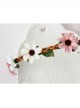 Leisure Color Small Chrysanthemum Rattan Seaside Beach Travel Vacation Fashion Handmade Headband