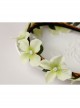 Fashion Leisure White Flowers Rattan Stage Show Beach Holiday Headband