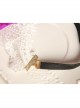Fashion Leisure Purple Flowers Bear White Lace Bride Seaside Tourism Wide Hair Band