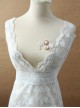 Palace Fashion Retro Light Pink Lace White Pearl Cherry Blossom Handmade Brooch