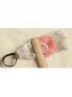 Retro Fashion Casual Seaside Orange Pink Fabric Flower Wide Brim Golden Lace Elastic Hair Band