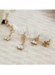 Cute Fashion Elegant Simple Lolita White Flower Lace Elastic Headband