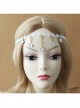 Cute Fashion Elegant Simple Lolita White Flower Lace Elastic Headband
