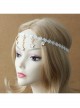 Cute Fashion Elegant Simple Lolita White Flower Lace Elastic Headband