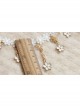 Cute Fashion Elegant Simple Lolita White Flower Lace Elastic Headband