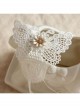 Fashion Retro Personality Bride White Lace Butterfly Long Streamer Hairpin