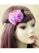 Fashion Leisure Beach Seaside Holiday Female Color Garland Leaves Twine Hair Tie