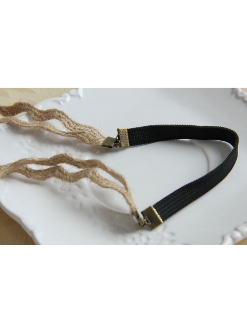 Fashion Leisure Beach Seaside Holiday Female Color Garland Leaves Twine Hair Tie