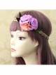 Fashion Leisure Beach Seaside Holiday Female Color Garland Leaves Twine Hair Tie