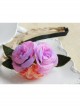 Fashion Leisure Beach Seaside Holiday Female Color Garland Leaves Twine Hair Tie
