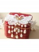 Fashion Elegant Bride Bridesmaid White Lace Butterfly Pearl Flower Female Hairband