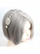 Handmade Elegant Boutique Fashion Retro Golden Lace Pearl Flower Female Hair Band
