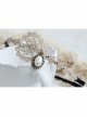 Handmade Elegant Boutique Fashion Retro Golden Lace Pearl Flower Female Hair Band