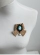 Fashion Personality Rabbit White Pearl Retro Hemp Rope Female Brooch