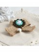 Fashion Personality Rabbit White Pearl Retro Hemp Rope Female Brooch