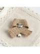Fashion Personality Rabbit White Pearl Retro Hemp Rope Female Brooch