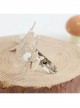 Fashion Elegant Personality White Pearl Golden Leaves Flower Lace Female Hairpin