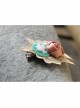 Handmade Retro Fashion Elegant Cute Rabbit Pink Rose White Pearl Golden Lace Female Hairpin