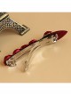 Creative Fashion Retro Personality Gothic Red Rose Festival Handmade Female Hairpin