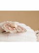 Fashion Elegant Golden Lace Pink Love Rose Flower Retro Handmade Female Hairpin