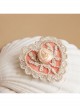 Fashion Elegant Golden Lace Pink Love Rose Flower Retro Handmade Female Hairpin