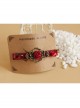 Fashion Elegant Bride Festive Red Rose Flower Gemstone Handmade Hairpin