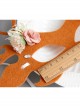 Fashion Orange Christmas Antlers New Year'S Day Stage Show Party Half Face Mask
