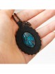 Fashion Retro Casual Halloween Personality Bat Cross Coffin Black Female Sweater Chain