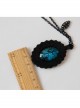 Fashion Retro Casual Halloween Personality Bat Cross Coffin Black Female Sweater Chain
