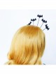Retro Fashion Gothic Black Bat Wings Halloween Vampire Prom Show Female Headband