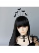 Retro Fashion Gothic Black Bat Wings Halloween Vampire Prom Show Female Headband