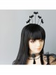 Retro Fashion Gothic Black Bat Wings Halloween Vampire Prom Show Female Headband