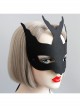 Fashion Retro Exaggerated Black Masquerade Party Halloween Christmas Holiday Half Face Male Female Mask