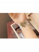 Vintage Baroque Handmade Cross Pendant Fashion Female Bride White Lace Bracelet